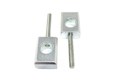 Chrome Axle Block Pull Adjuster - V-Twin Mfg.