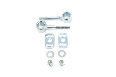 Rear Axle Adjuster Set Zinc - V-Twin Mfg.