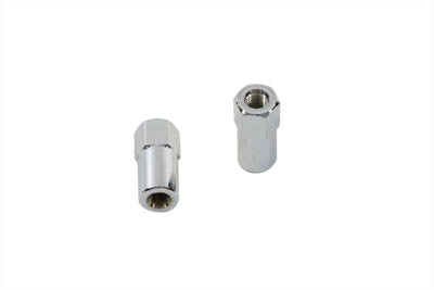 Chrome Billet Nut Set Fine Thread - V-Twin Mfg.