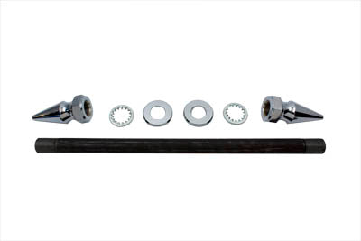 Chrome Rear Axle Kit Pike Type - V-Twin Mfg.