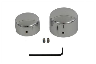 Chrome Rear Axle Nut Cover Set - V-Twin Mfg.
