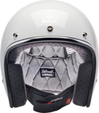 BILTWELL Bonanza Helmet - Gloss White - XS 1001-164-201