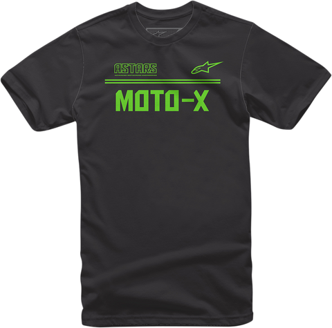 ALPINESTARS Moto X T-Shirt - Black/Green - XL 1213720241060XL
