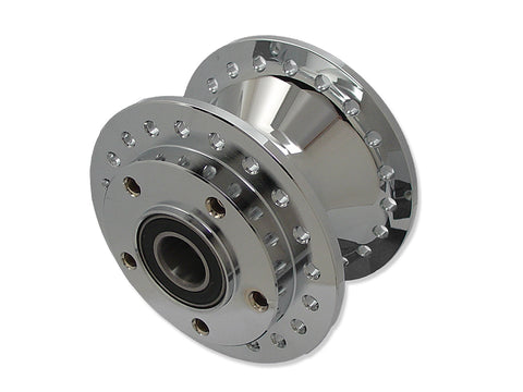 Chrome Front Wheel Hub 1 inch Bearings - V-Twin Mfg.