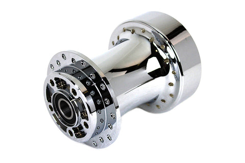 Chrome Wheel Hub 25mm Bearings - V-Twin Mfg.