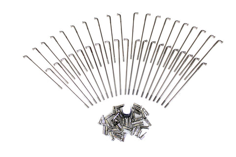 Indian Stainless Steel 16 inch Spoke Set - V-Twin Mfg.