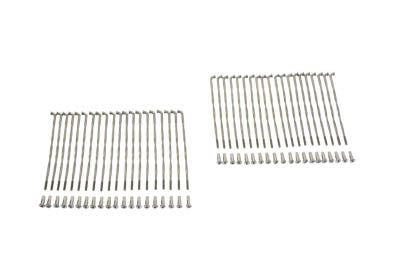 Stainless Steel 16 inch Spoke Set Twirled Type - V-Twin Mfg.