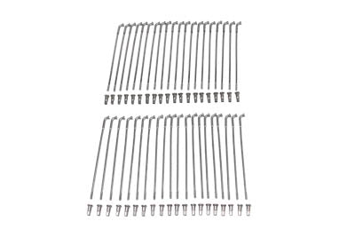 Polished Stainless Steel 18 inch Spoke Set - V-Twin Mfg.