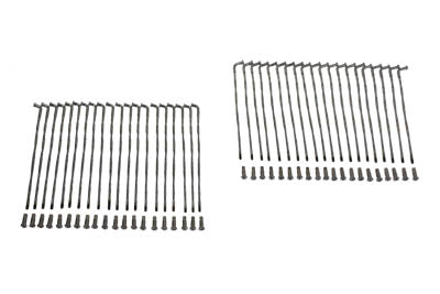 Chrome 21 inch Spoke Set Twirled Type - V-Twin Mfg.