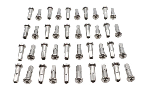 Spoke 40 Piece Stainless Steel Nipple Set - V-Twin Mfg.