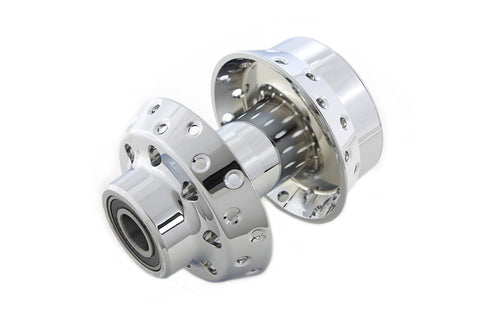 Chrome Front Wheel Hub with 25mm Bearings - V-Twin Mfg.