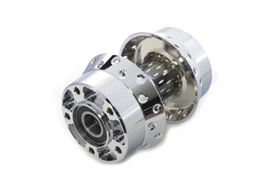 Chrome Front Wheel Hub 25mm Bearings - V-Twin Mfg.