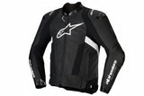 IN STOCK FIRE SALE OPEN BOX ALPINESTARS Missile v3 Leather Jacket - Black/White - US 38 / EU 48  3100125-12-48