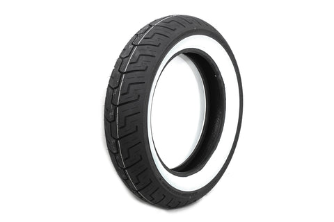 Dunlop D401 150/80B x 16 inch Rear Wide Whitewall Tire - V-Twin Mfg.