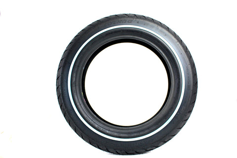 Dunlop American Elite MT90B x 16 Narrow White Strip Tire - V-Twin Mfg.