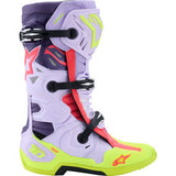 ALPINESTARS Tech 10 Supervented Boots - Purple/Fluorescent Yellow/Diva Pink - US 7 / EU 40.5 2010520-3150-7