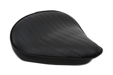 Black Tuck and Roll Solo Seat Large - V-Twin Mfg.