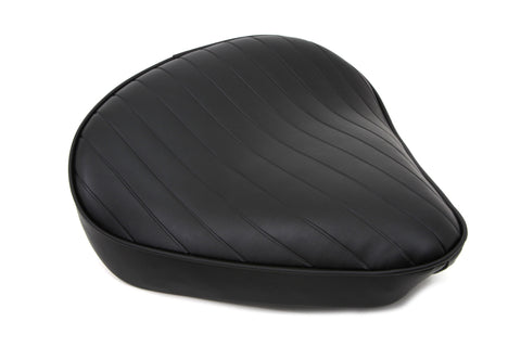 Black Tuck and Roll Solo Seat Large - V-Twin Mfg.