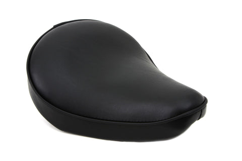 Black Smooth Solo Seat Small - V-Twin Mfg.