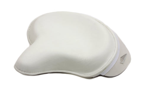 White Police Solo Seat - V-Twin Mfg.