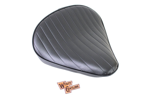Black Tuck and Roll Solo Seat Large - V-Twin Mfg.