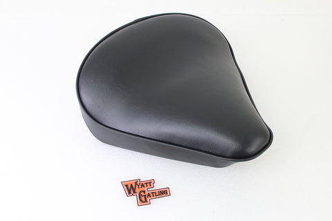 Black Vinyl Solo Seat - V-Twin Mfg.