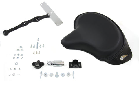 Black Police Solo Seat Kit - V-Twin Mfg.