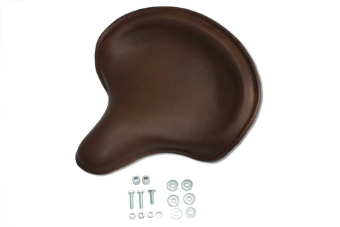 Corbin Gentry Replica Dark Brown Leather Solo Seat - V-Twin Mfg.