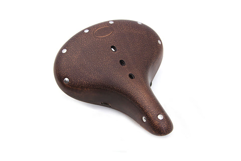 Troxel Replica Bicycle Seat Dark Brown - V-Twin Mfg.