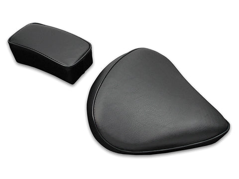 Solo Seat and Rear Pillion Pad Set - V-Twin Mfg.