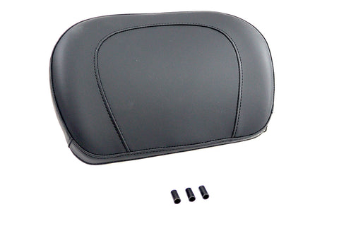 Passenger Top Stitch Backrest Pad - V-Twin Mfg.