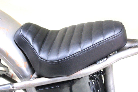Corbin Gentry Tuck and Roll Solo Seat Set Black - V-Twin Mfg.