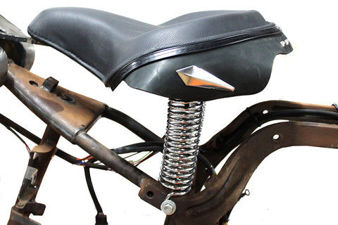 Black Police Solo Seat Kit - V-Twin Mfg.