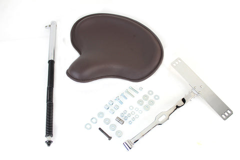 Corbin Gentry Brown Leather Seat Kit - V-Twin Mfg.