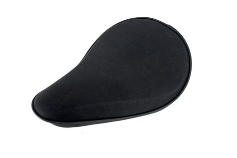 Black Suede Solo Seat Small Pan - V-Twin Mfg.