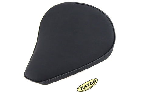 Black Suede Solo Seat Large Pan - V-Twin Mfg.