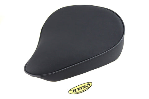 Black Suede Solo Seat Large Pan - V-Twin Mfg.