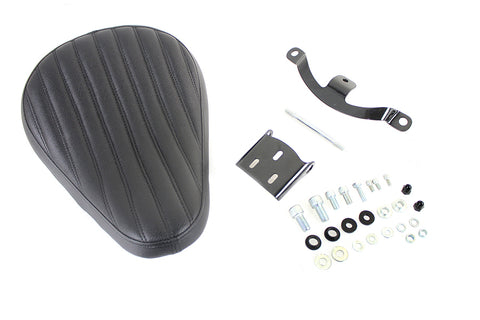Solid Mount Bates Tuck and Roll Solo Seat Kit - V-Twin Mfg.