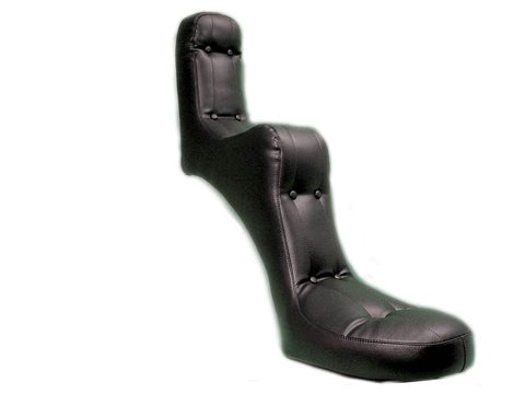 Corbin Gentry Rigid Hi-Back Seat Black Naugahyde - V-Twin Mfg.