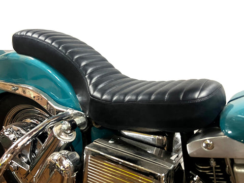 Corbin Gentry Tuck and Roll Seat Black - V-Twin Mfg.