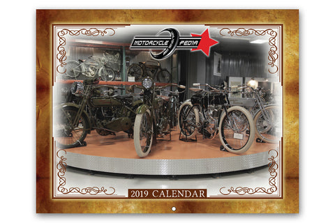 2019 Motorcyclepedia Museum Calendar - V-Twin Mfg.
