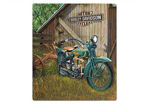 1923 F-Head Twin Tin Sign - V-Twin Mfg.