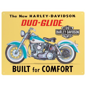 Built for Comfort Die Cut Tin Sign - V-Twin Mfg.