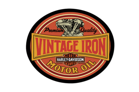 Vintage Iron Tin Sign - V-Twin Mfg.