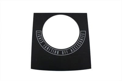Black Dash Panel Decals - V-Twin Mfg.