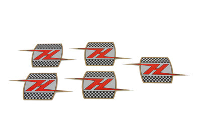 Oil Tank  inchH inch Style Decal - V-Twin Mfg.