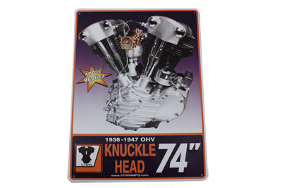 Knucklehead Engine Plaque - V-Twin Mfg.