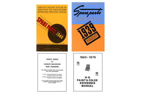 Spare Parts Book Set for 1936-40 - V-Twin Mfg.
