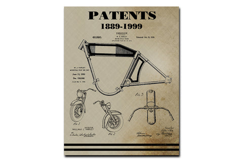 Motorcycle Engine Patent Book - V-Twin Mfg.