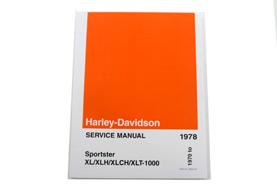 OE Factory Service Manual for 1970-1978 XL - V-Twin Mfg.